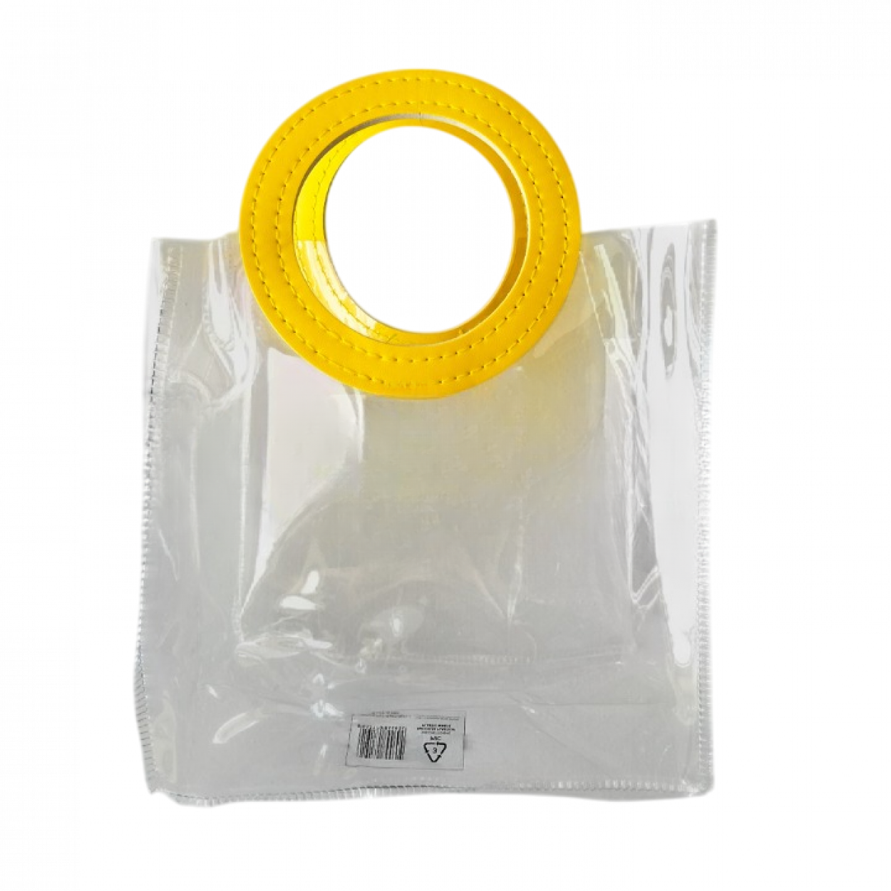 UY526DNN0Y5GI SHOPPER CRYSTAL NEUTRA 18x18+12cm CRYSTAL BAG GIALLO 41352