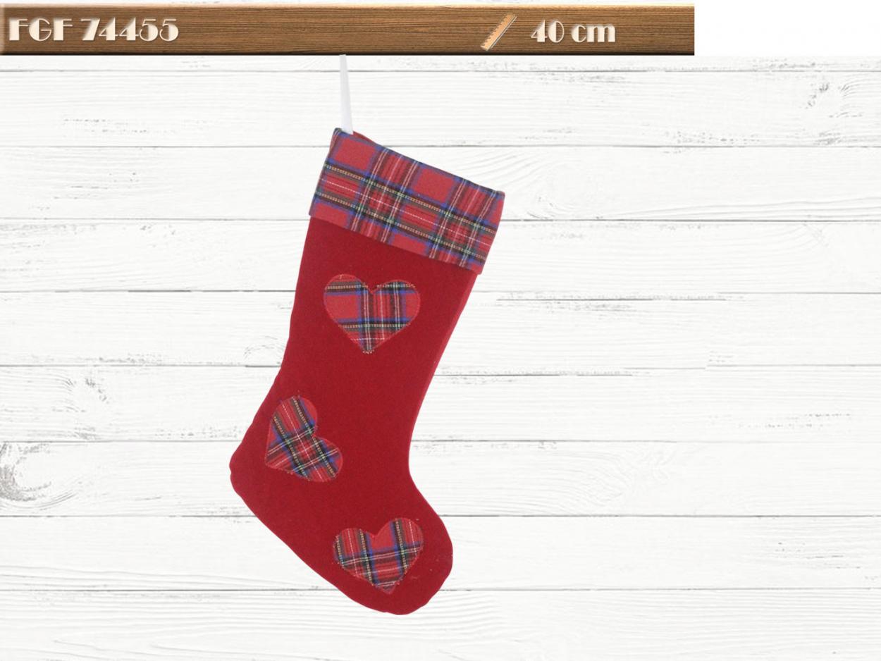 CALZA IN TESSUTO CON DECORAZIONI 974455 52548