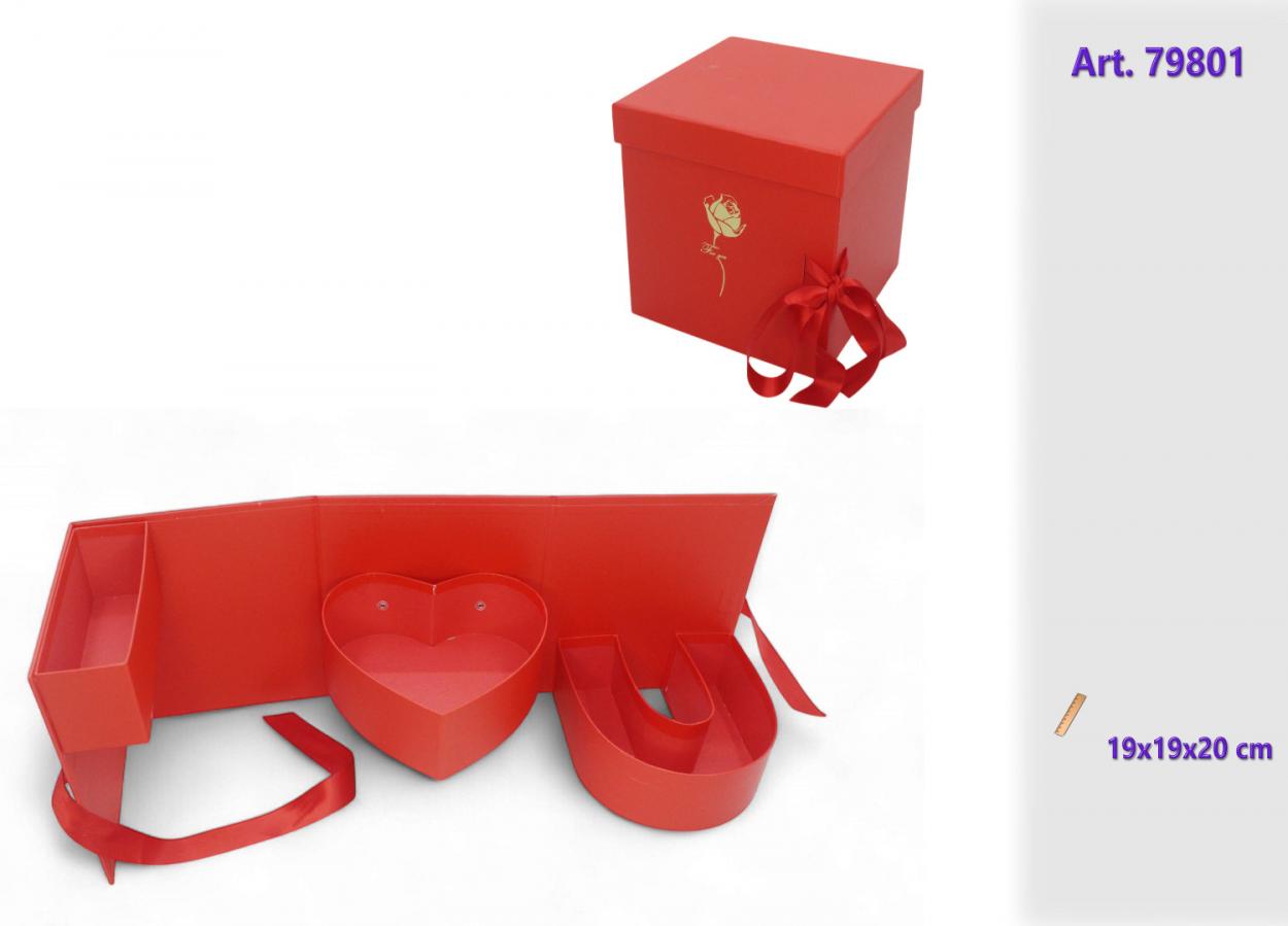 SCATOLA CARTONE ROSSA 979801 52548