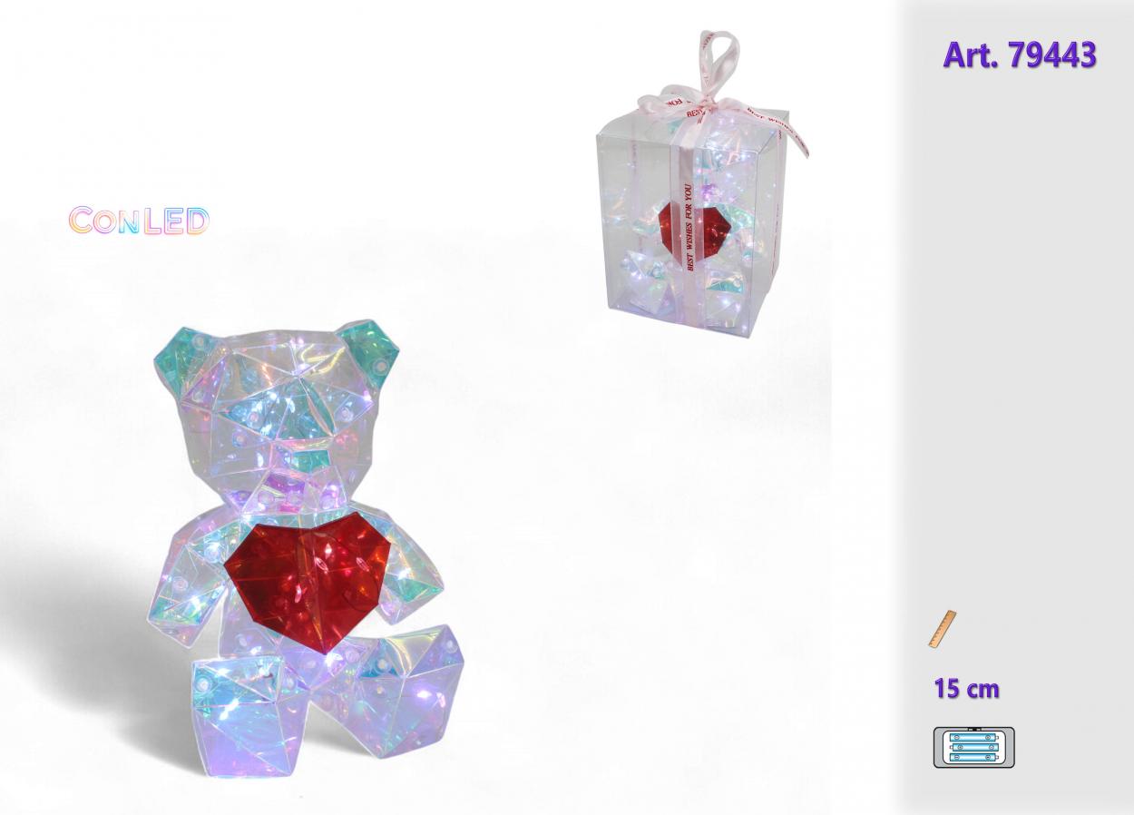 ORSETTO PLASTICA E PVC CON LED 979443 52548