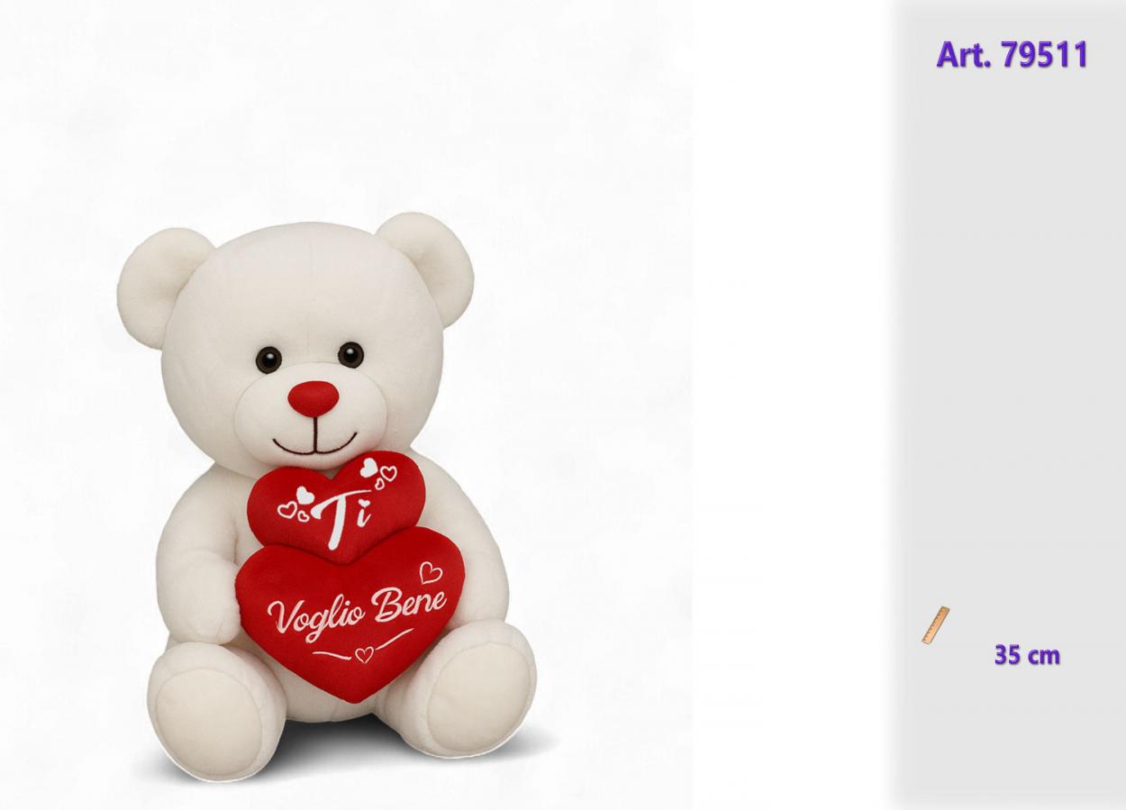 ORSO PELUCHE CON CUORE 979511 52548