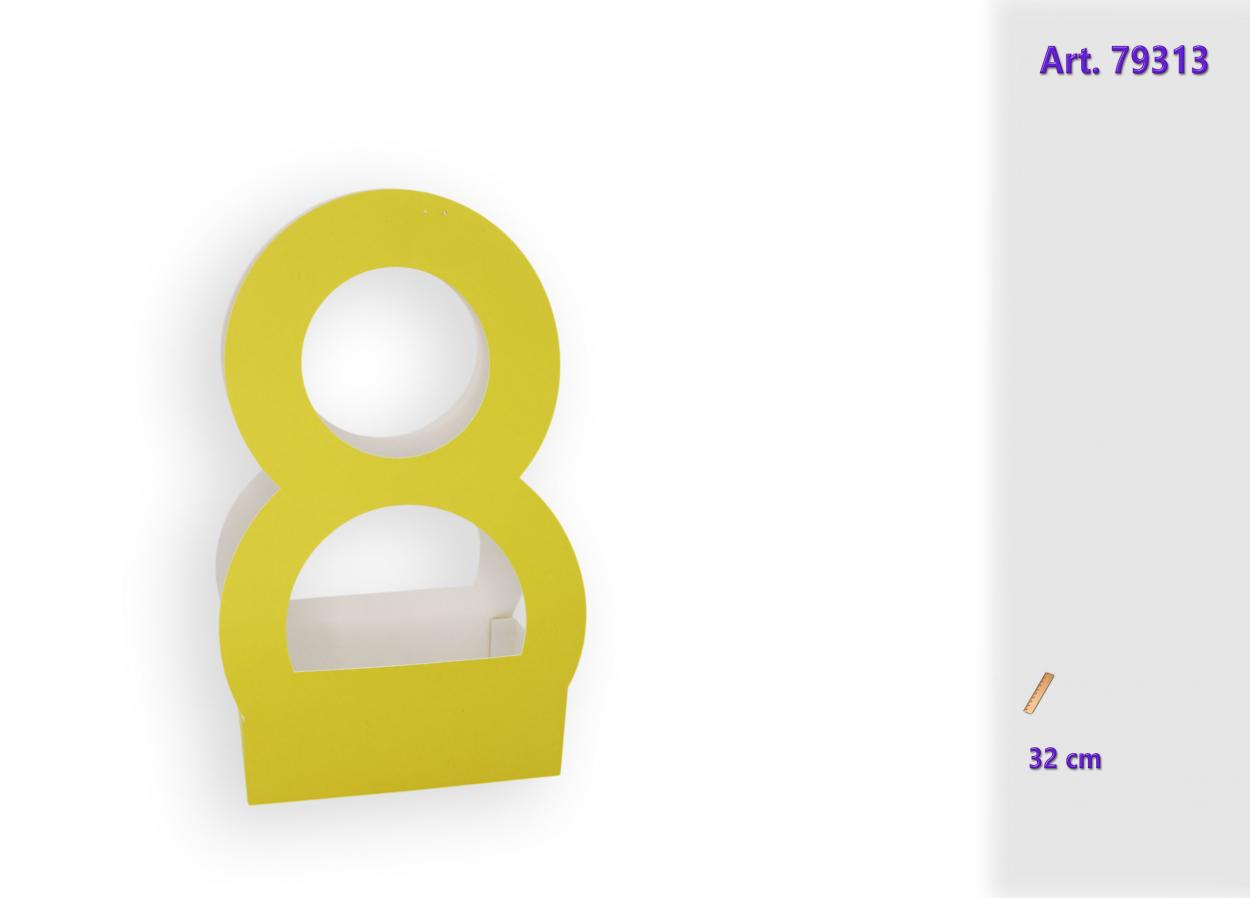 SCATOLA FORMA 8 GIALLO 979313 52548