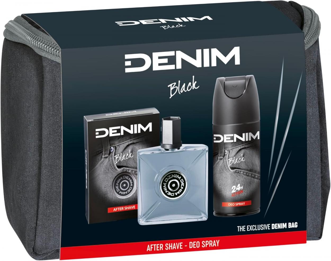DENIM BLACK CONFEZIONE AFTER SHAVE 150ml + DEO SPRAY 047935 54724