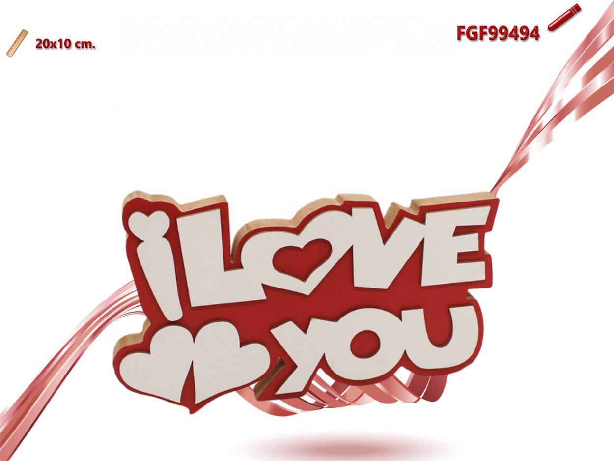 SCRITTA LEGNO DECORATIVA 499494 52548