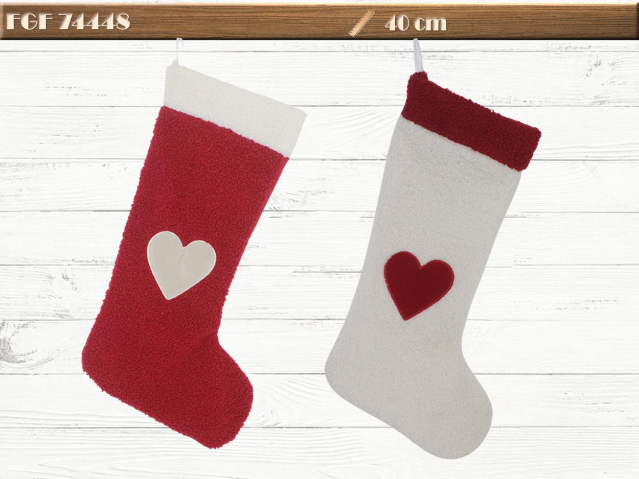 CALZA IN TESSUTO CON CUORE 974448 52548