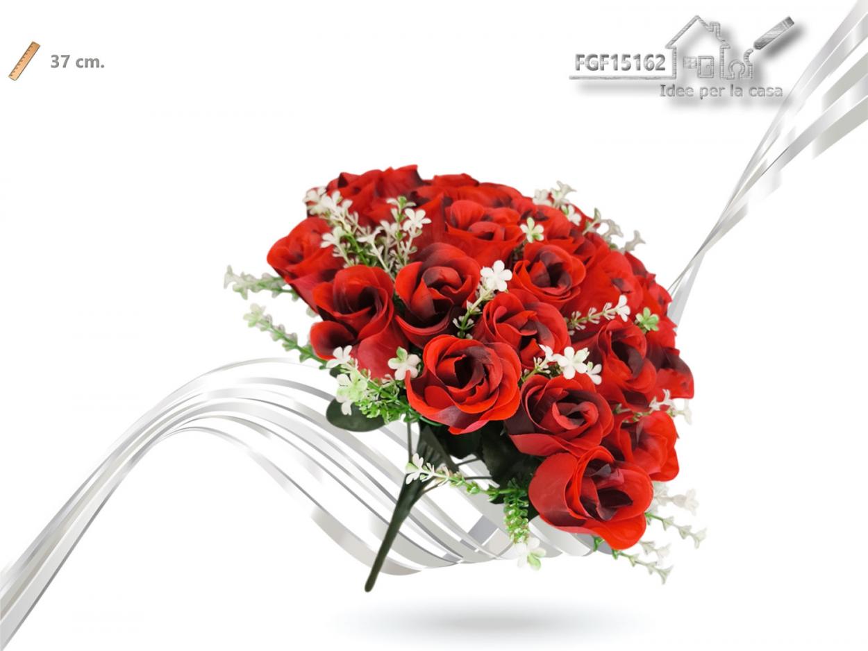 FASCIO ROSE 24pz ROSSO 015162 52548