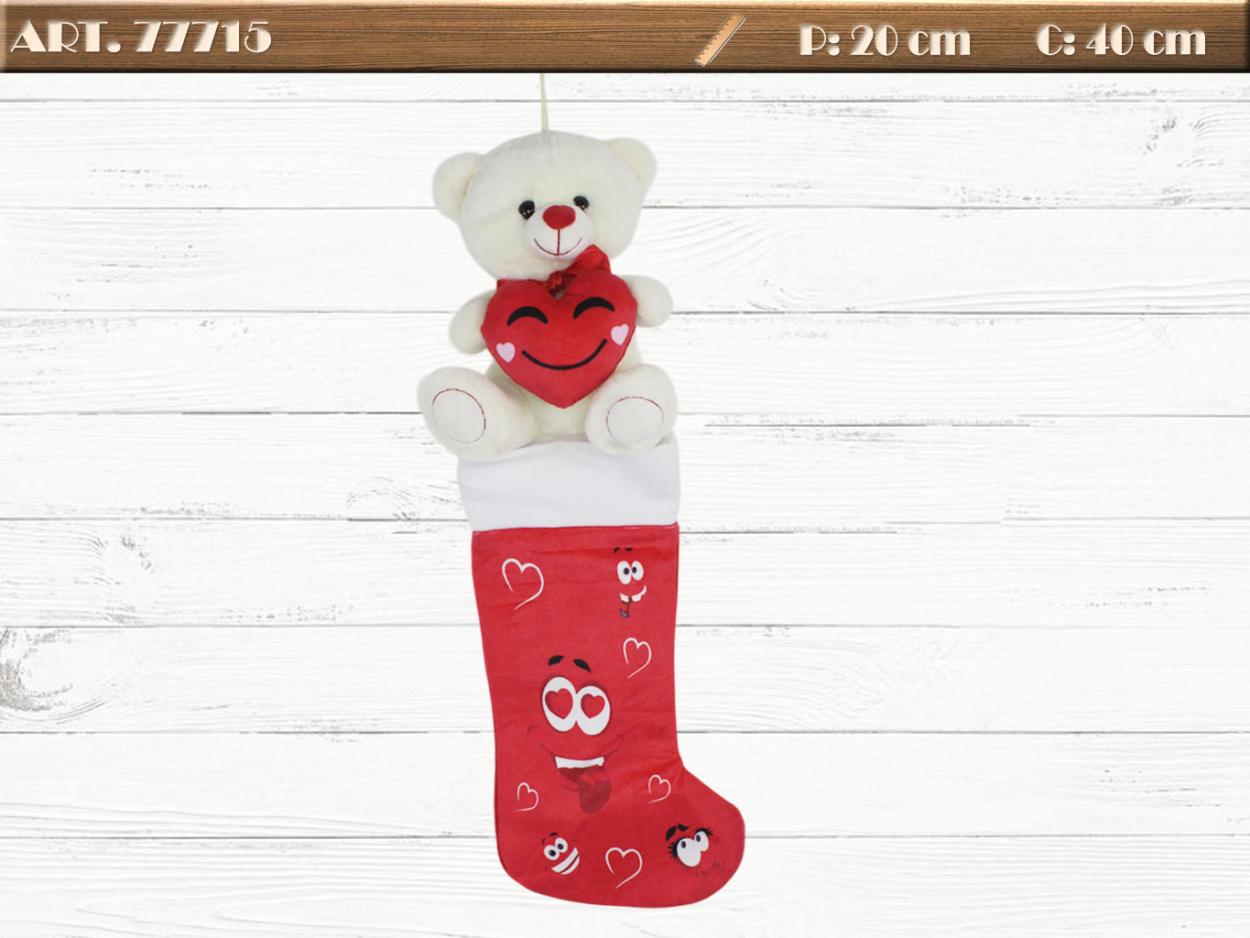 ORSO CON CUORE E CALZA 977715 52548