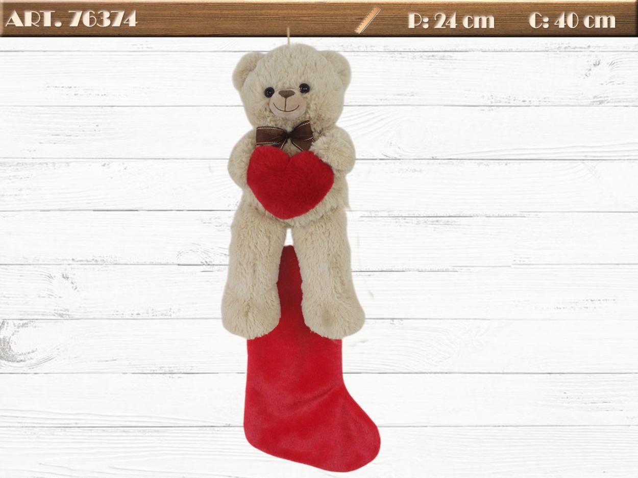 ORSO CON CUORE E CALZA 976374 52548