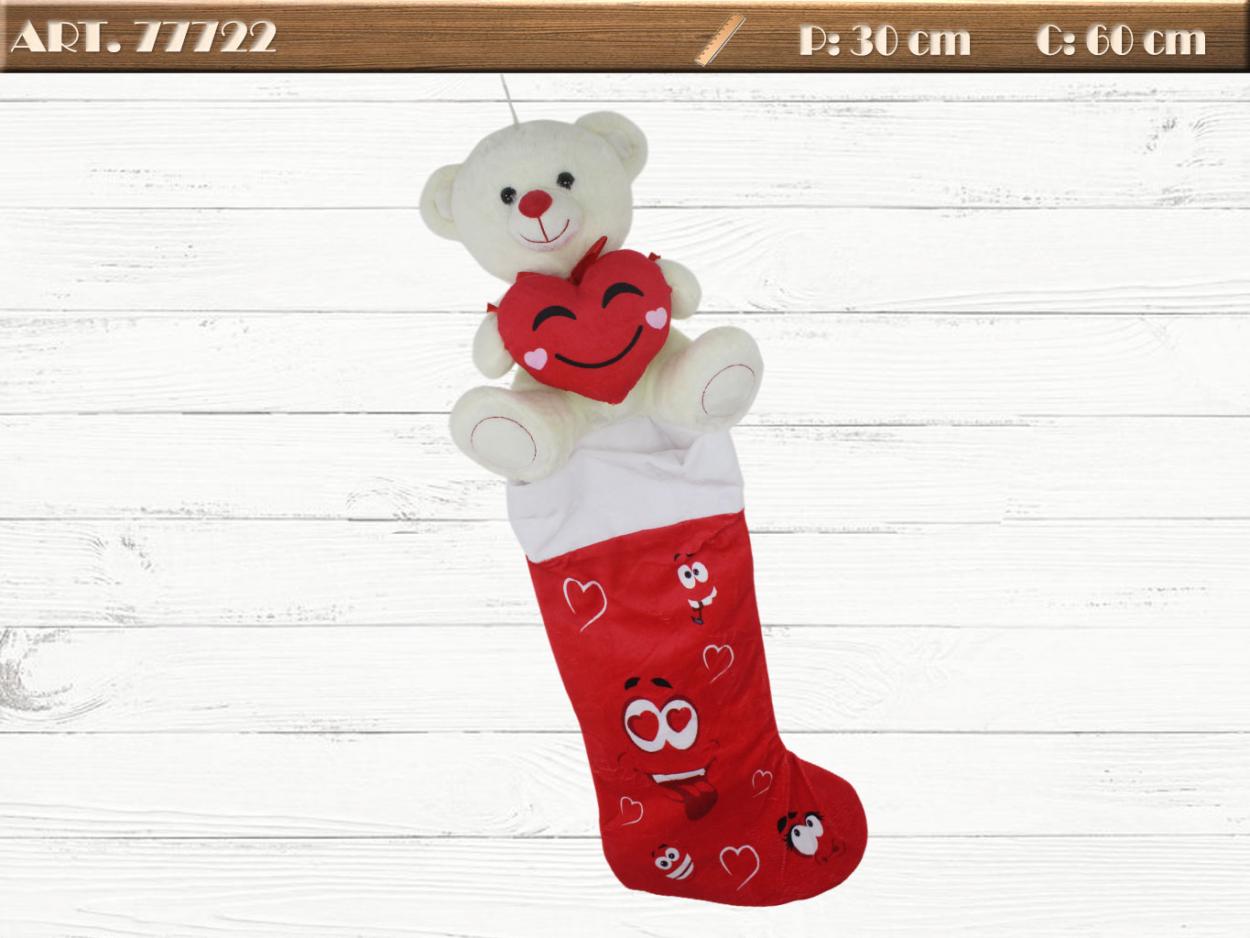 ORSO CON CUORE E CALZA 977722 52548