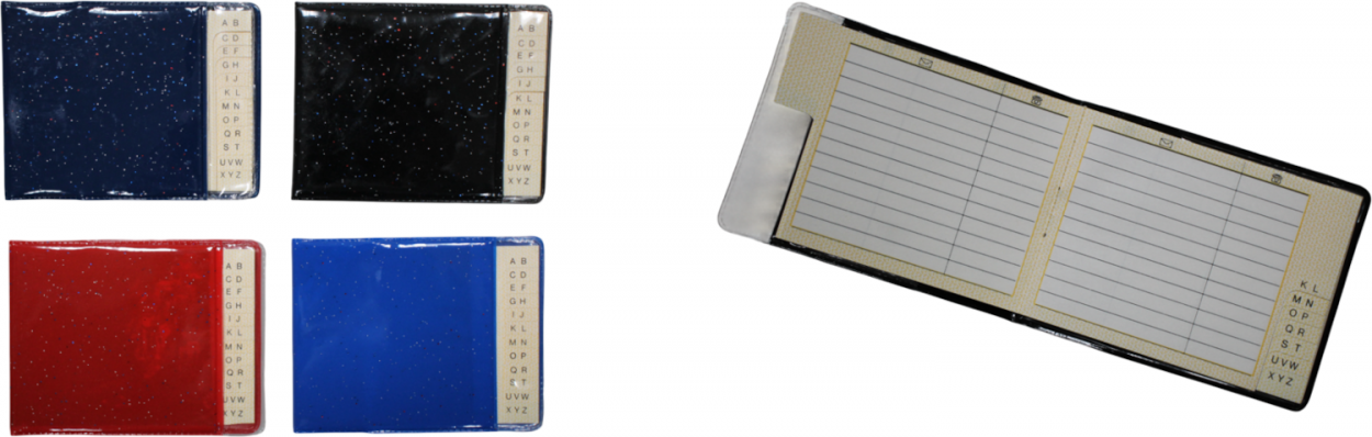 AGENDA RUBRICA TASCABILE 9x7cm 40165