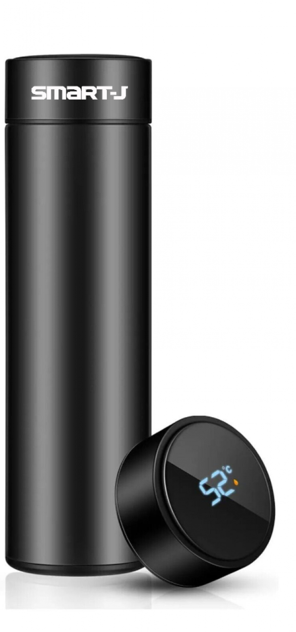 BORRACCIA CON TERMOMETRO 500ml NERA 53573