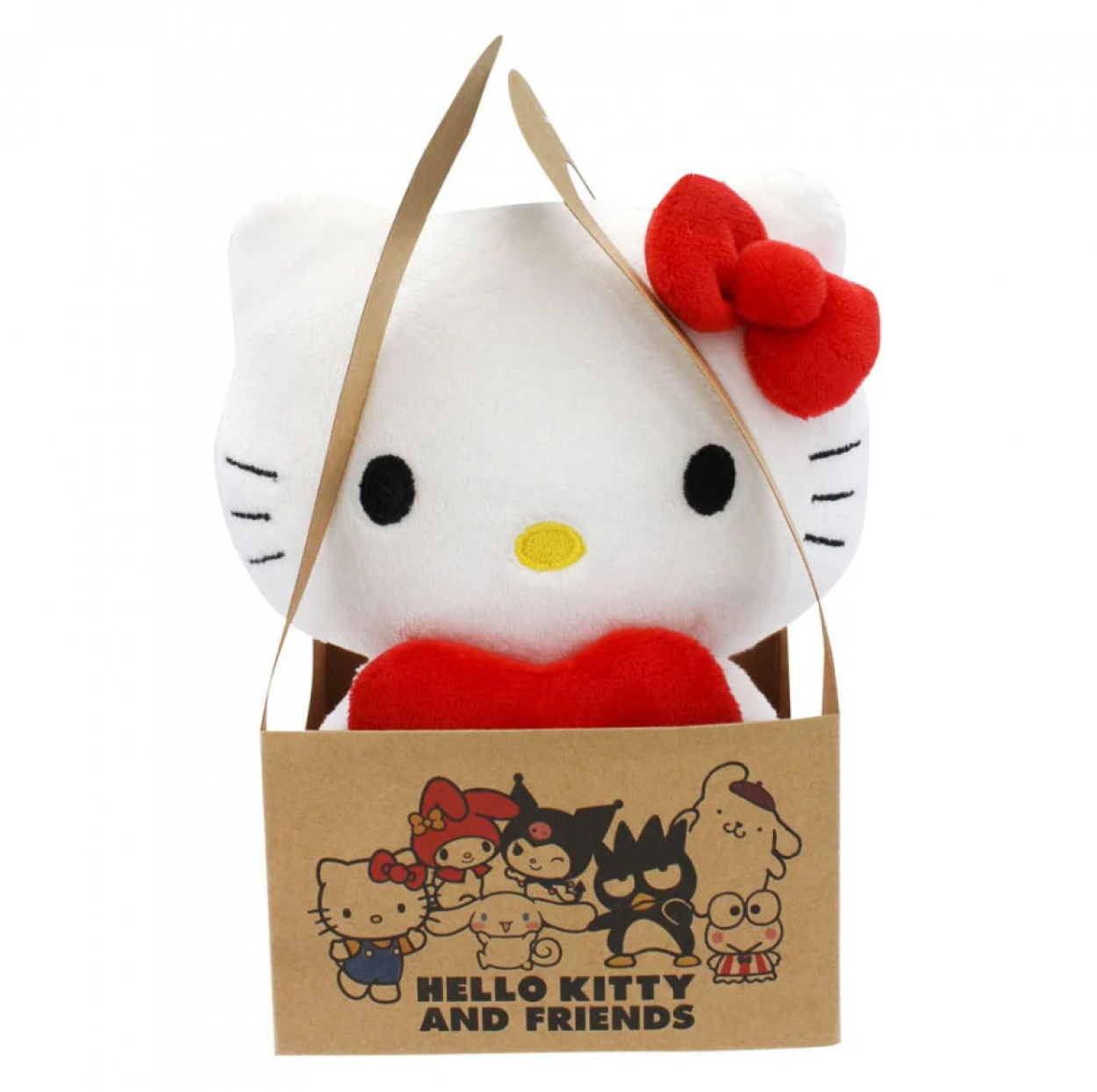 HELLO KITTY PELUCHE CON CUORE 14cm IN SACCHETTO CARTA 24066 40668