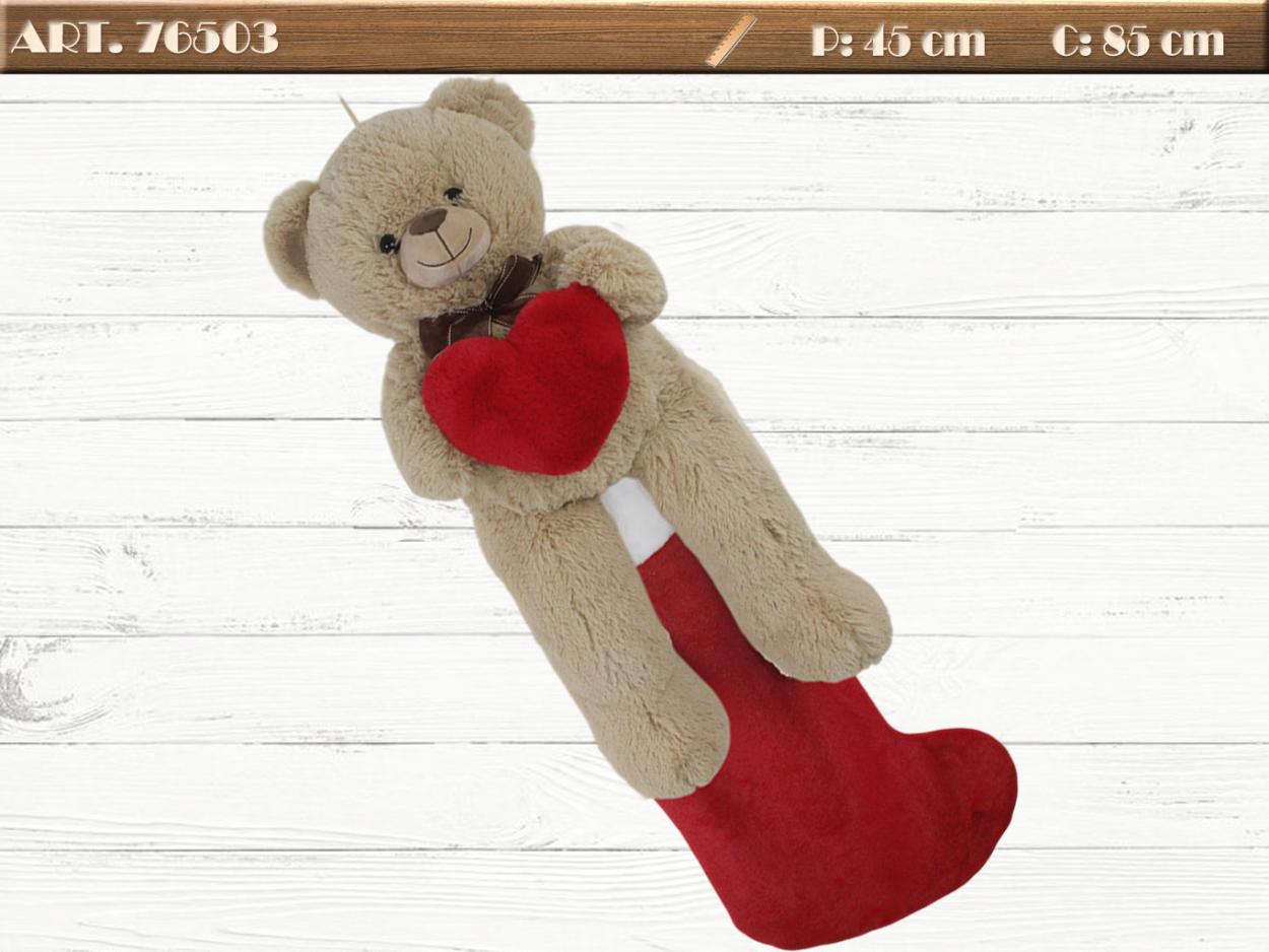 ORSO CON CUORE E CALZA 976503 52548