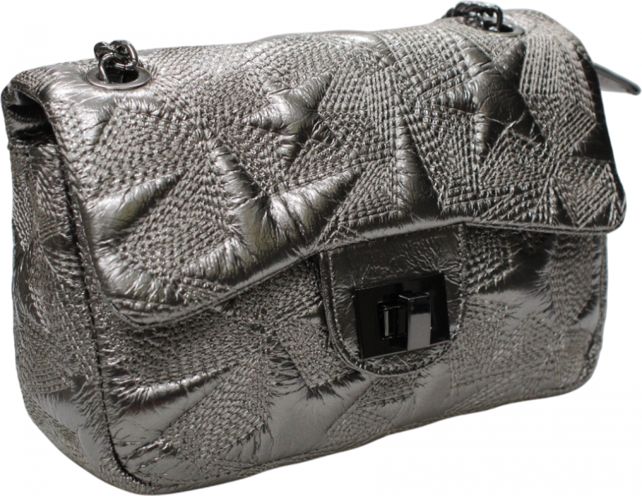 BORSE TESSUTO130264 GUN 22x14cm 40627