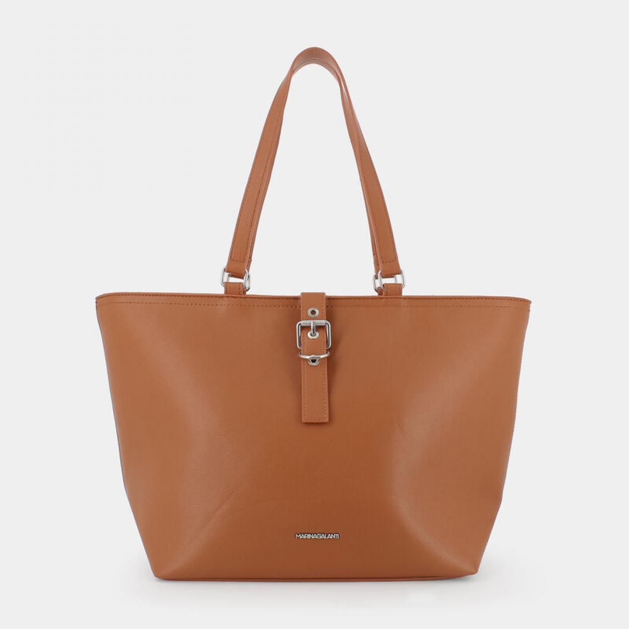 MB0608SG3-BCU BORSA A SPALLA MG CUOIO 47x28x16cm 40627