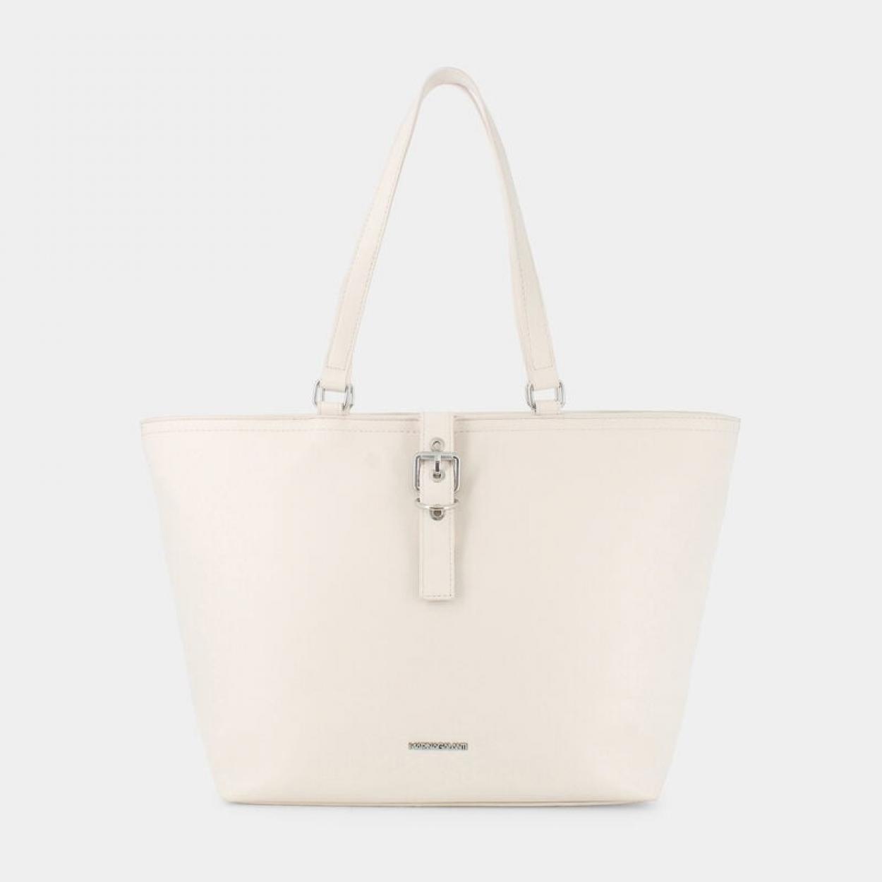 MB0608SG3-BOW BORSA A SPALLA MG OFF WHITE 47x28x16cm 40627