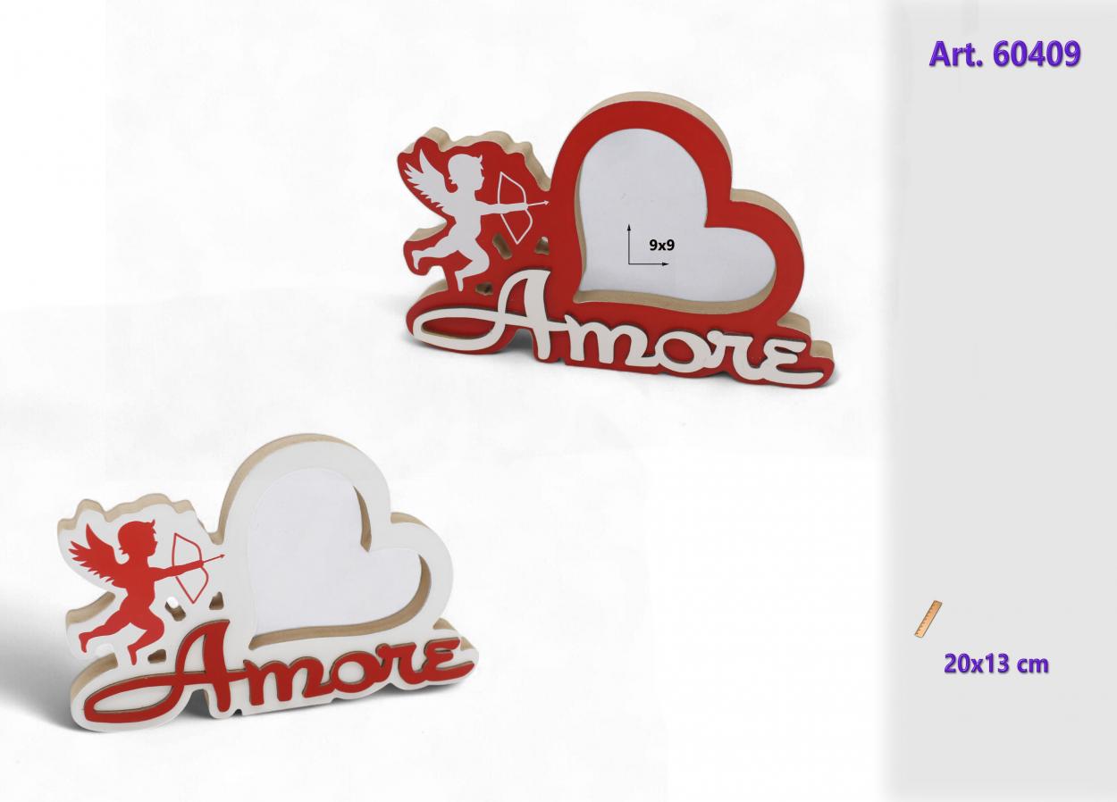 PORTAFOTO SCRITTA LEGNO SAN VALENTINO 160409 52548