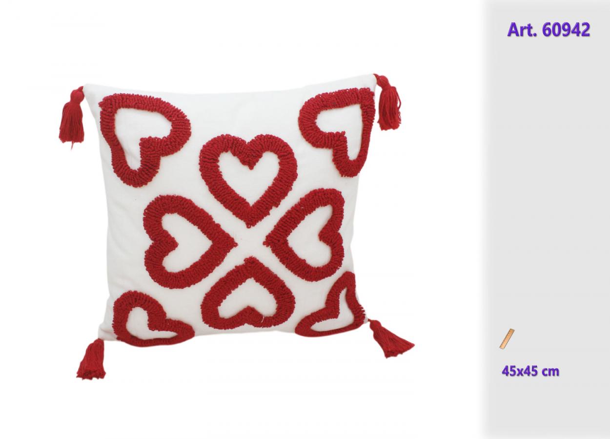 CUSCINO QUADRATO CON RICAMO 160942 52548