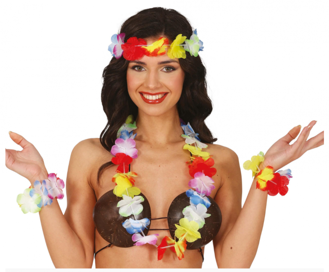 SET HAWAII FIORI MULTICOLORE 27061 52833