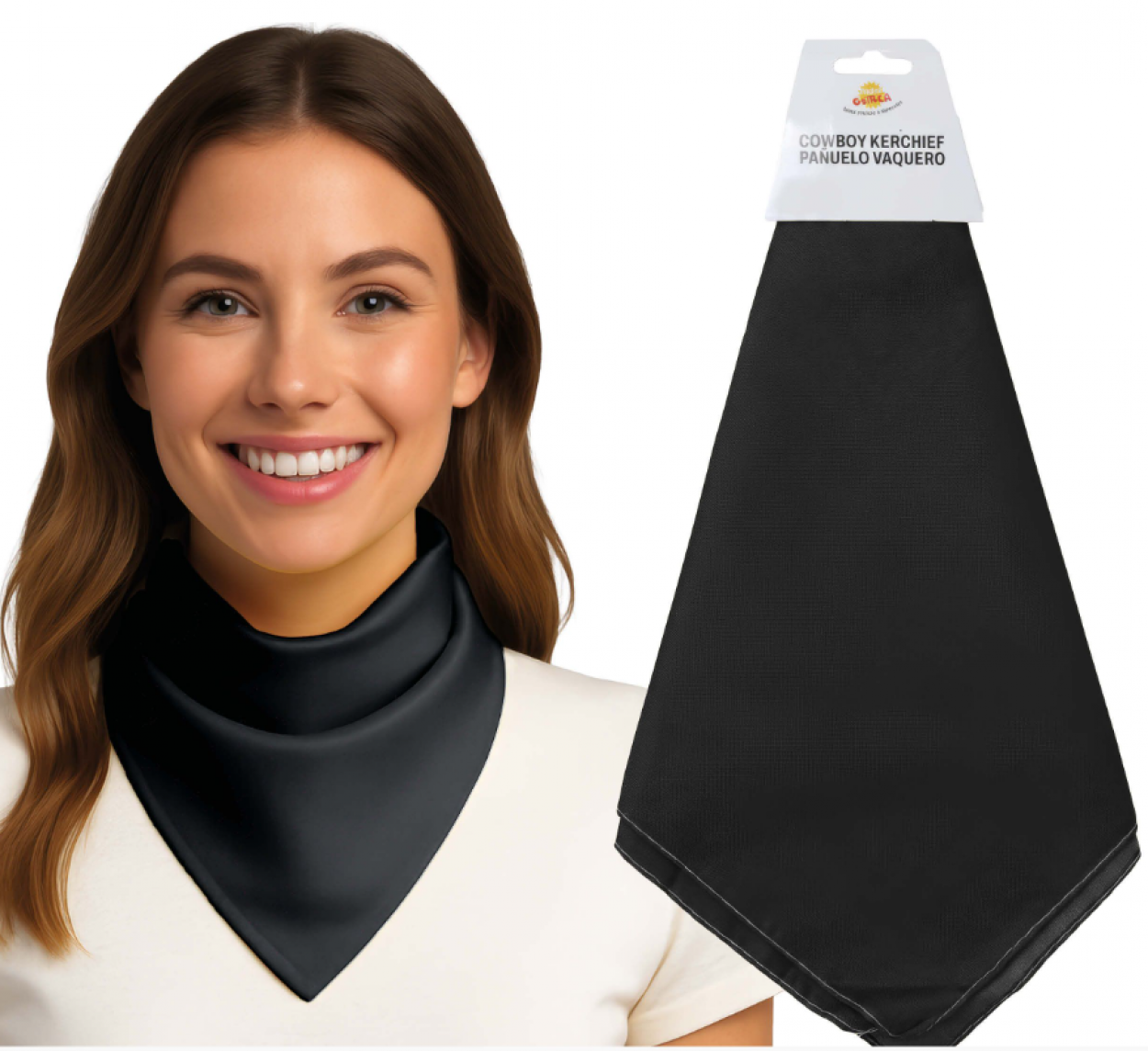 FOULARD NERO 27034 52833