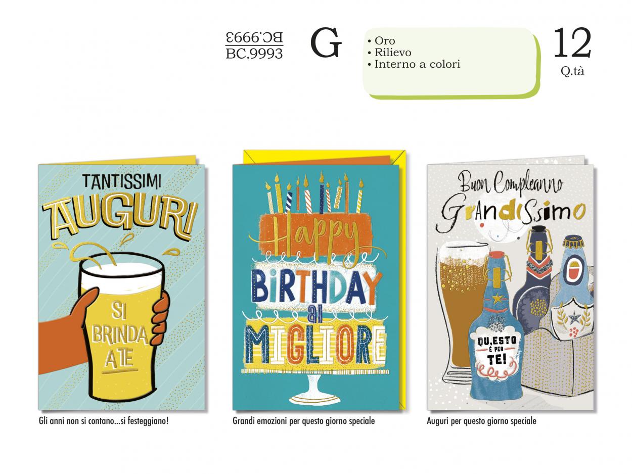 BC9993 BIGLIETTI COMPLEANNO MASCHILE 40631