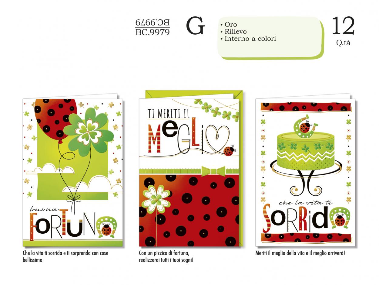 BC9979 BIGLIETTI COMPLEANNO FORTUNA 40631