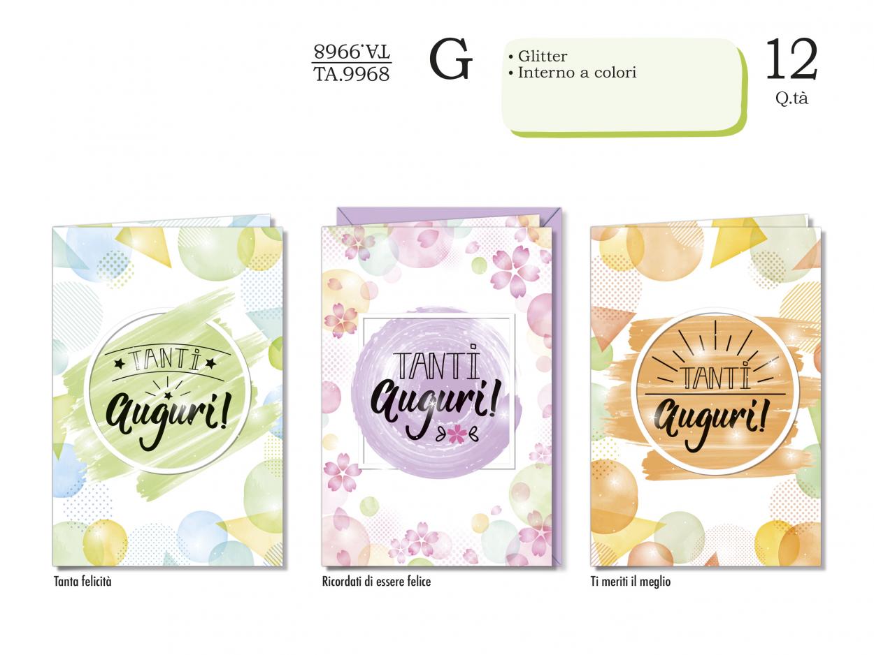 TA9968 BIGLIETTI AUGURI 40631