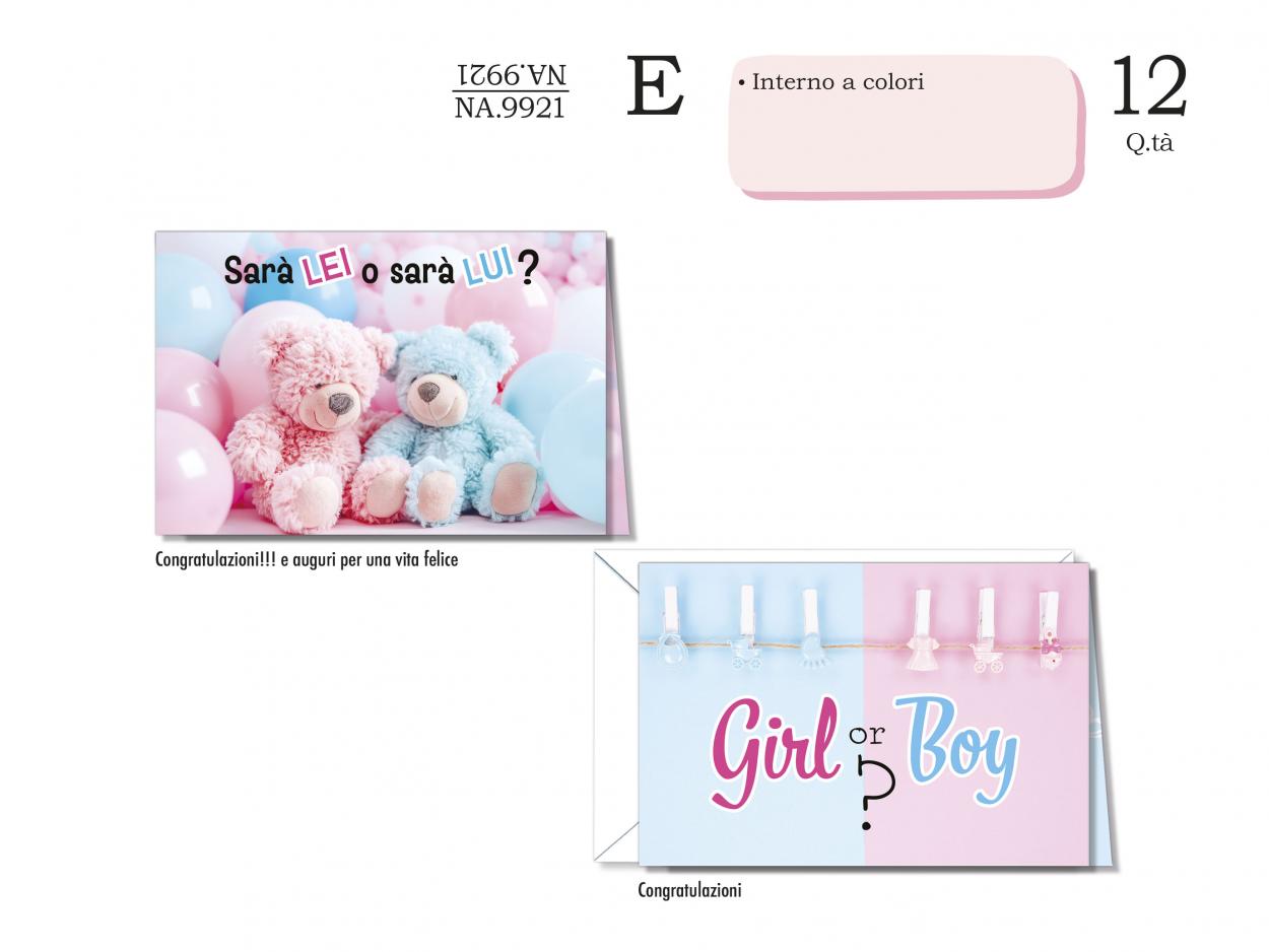 NA9921 BIGLIETTI GENDER REVEAL 40631