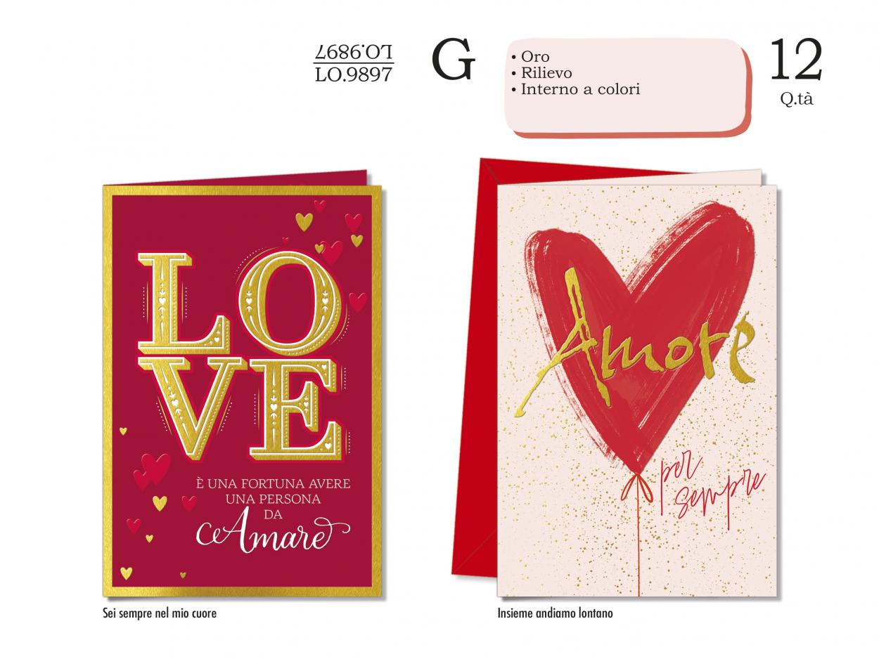 LO9897 BIGLIETTI LOVE 40631