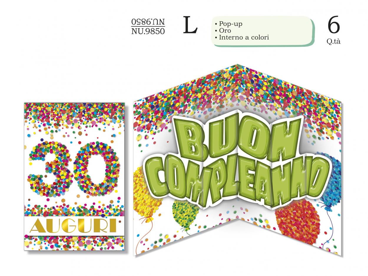NU9850 BIGLIETTI POP UP 30 40631
