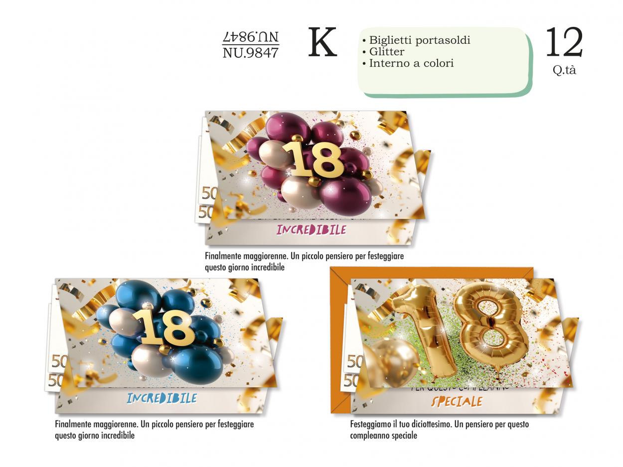NU9847 PORTASOLDI 18 ANNI 40631