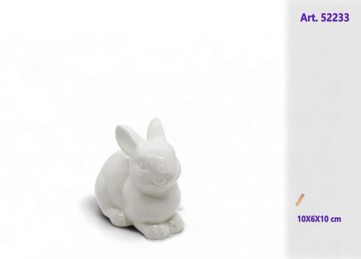 CONIGLIO ORNAMENTALE CERAMICA 452233 52548