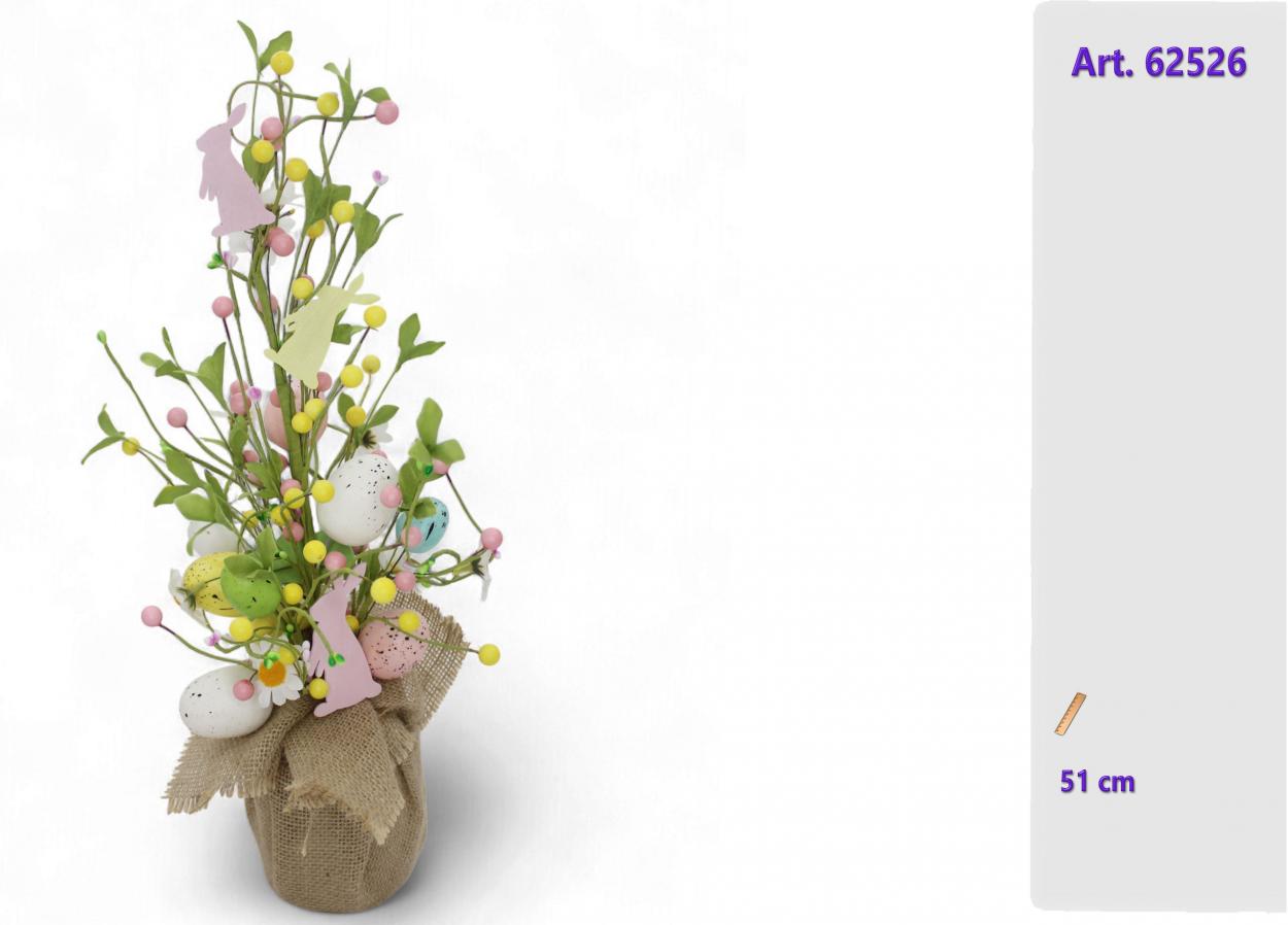 ALBERELLO CON UOVA E BASE JUTA 162526 52548