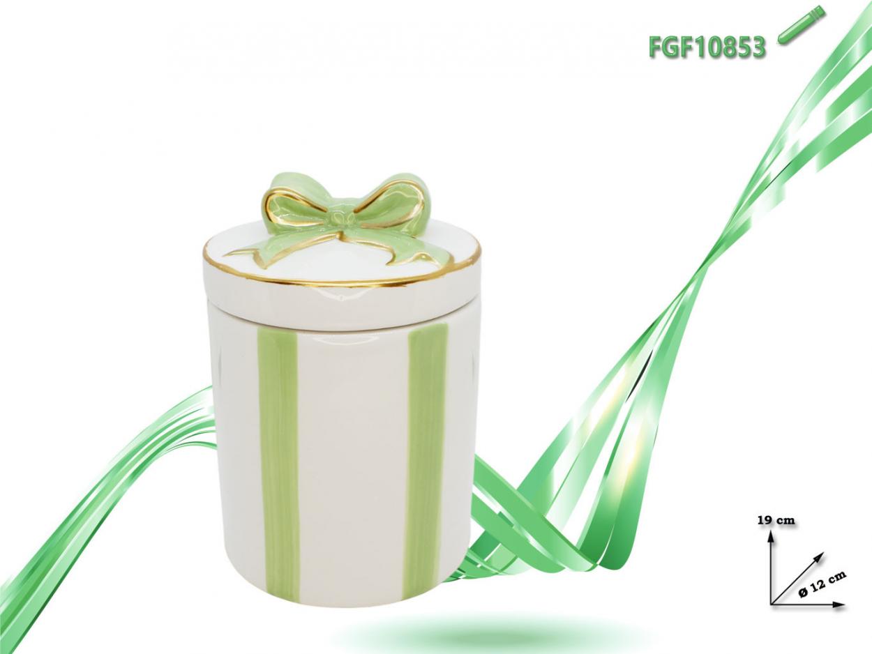 CERAMICA DECORATIVA CON FIOCCO 010853 52548