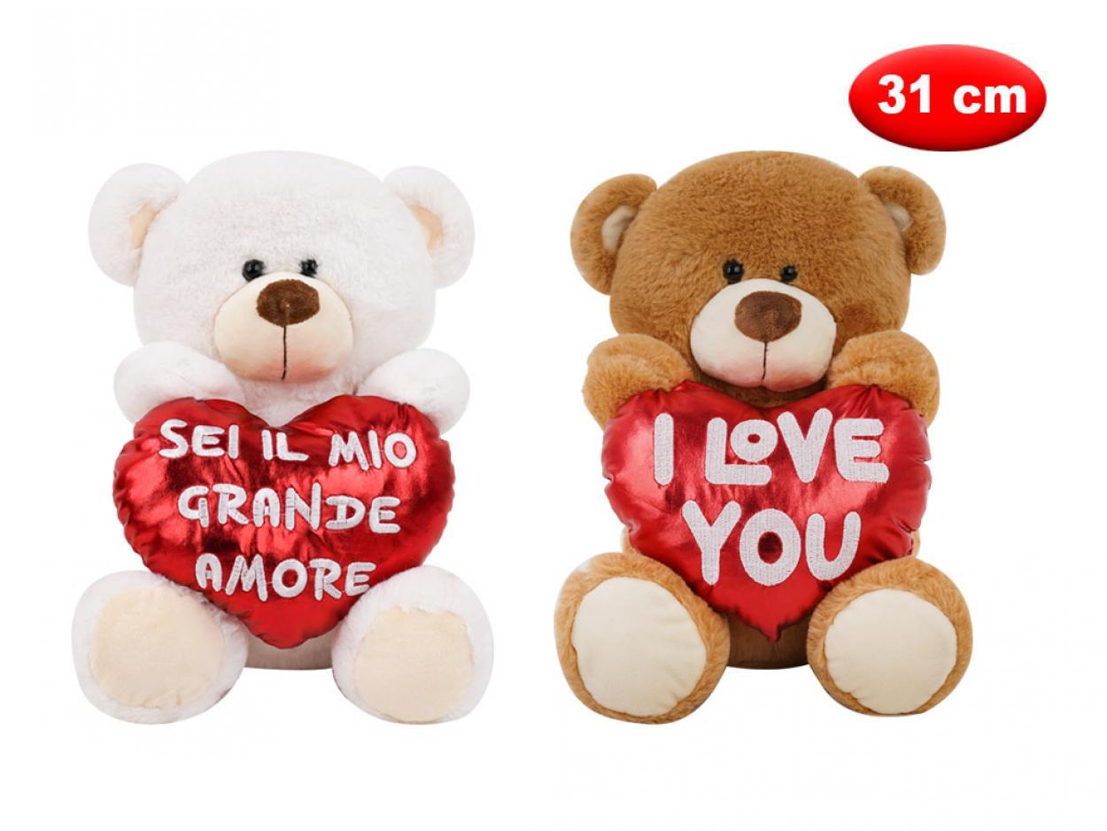 PELUCHE CON CUORE 31cm 169766 41272