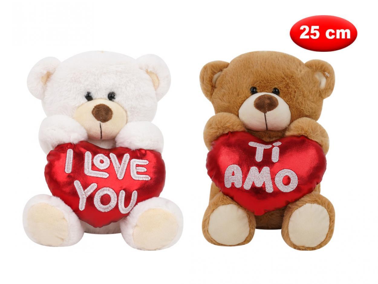 PELUCHE CON CUORE 25cm 169759 41272