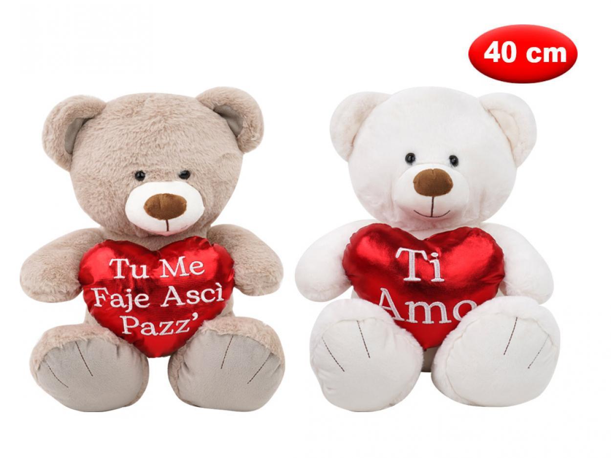 PELUCHE CON CUORE 40cm 169742 41272