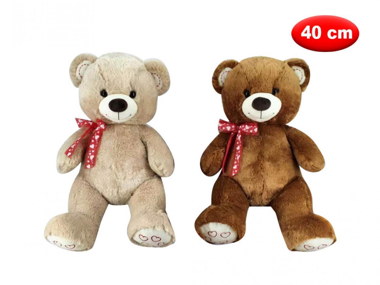 PELUCHE ORSO CON FIOCCO MORBIDO 40cm 169476 41272