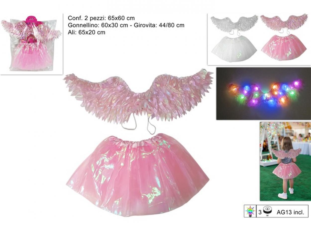 GONNELLINO TULLE + ALI CON LUCE 431031 40649