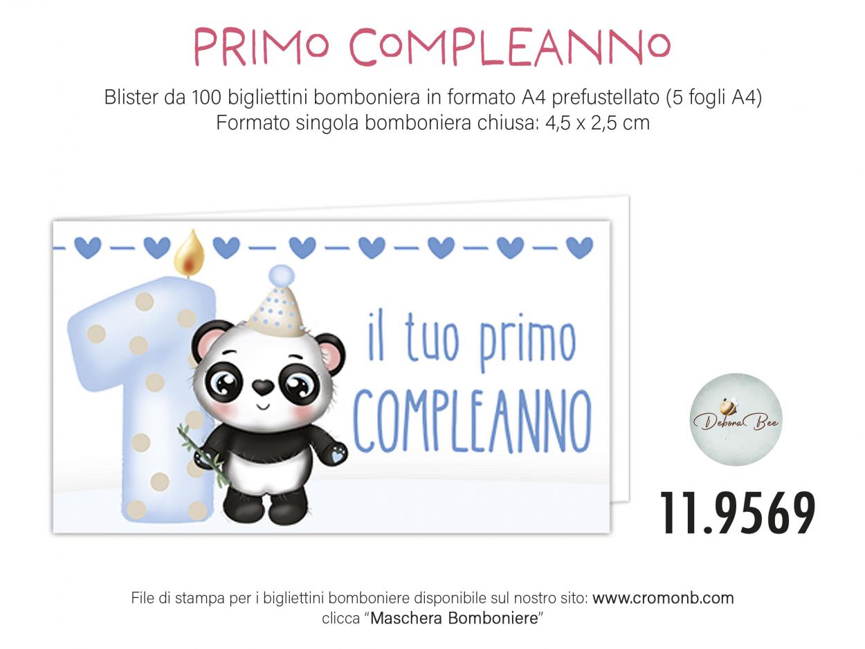 CONFEZIONE DA 100 BOMBONIERE PRIMO COMPLEANNO 119569 40631
