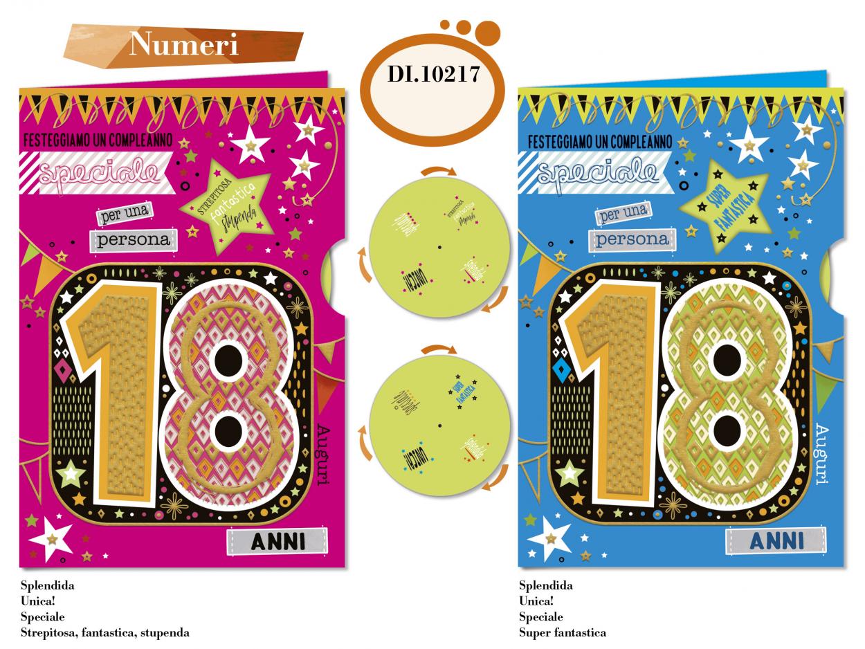 DI10217 I DISCOLI COMPLEANNO 18 ANNI 40631