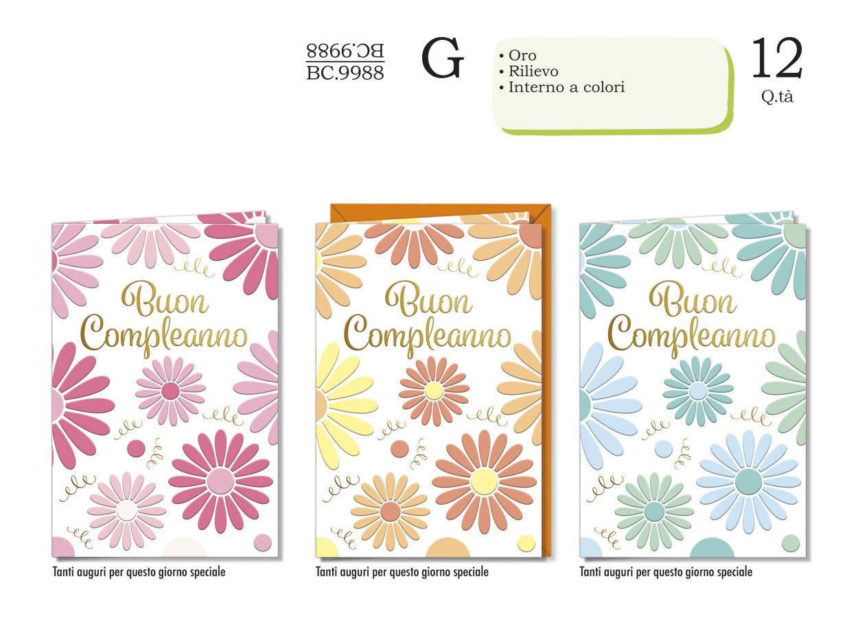 BC9988 BIGLIETTI COMPLEANNO FEMMINILE 40631