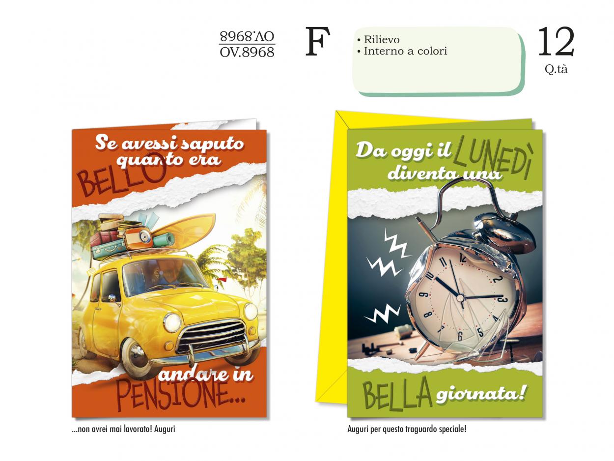 OV8968 BIGLIETTI PENSIONE 40631