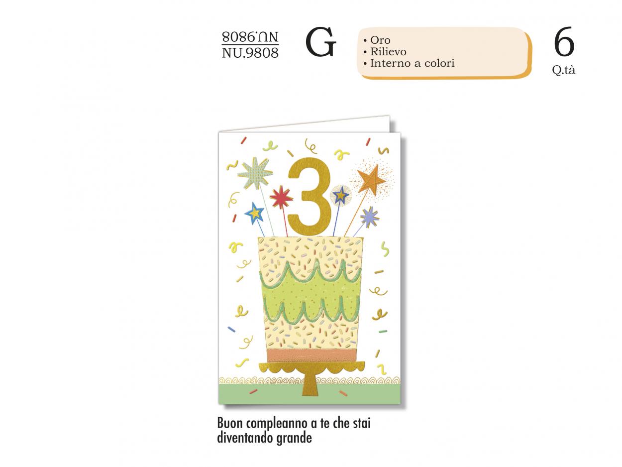 NU9808 BIGLIETTI NUMERI BAMBINI 3 40631