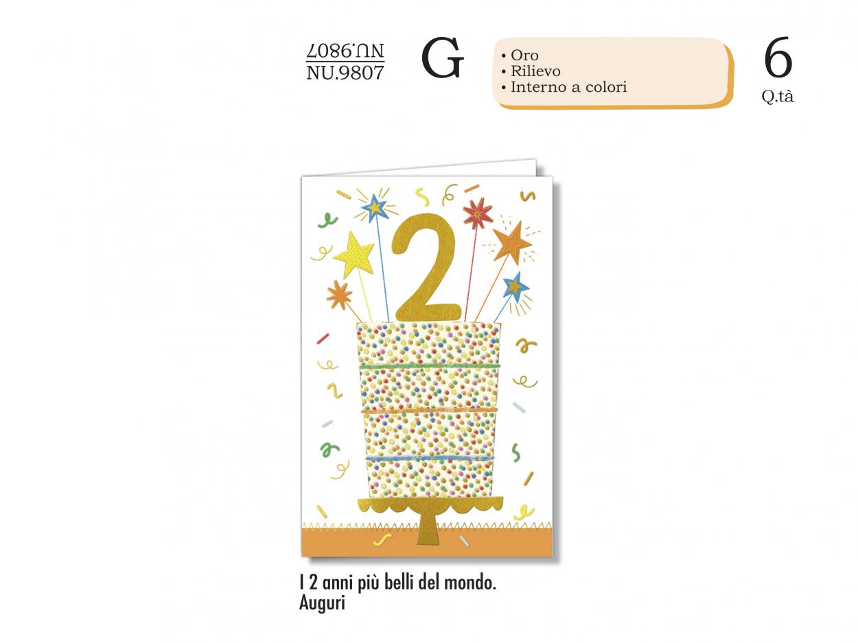 NU9807 BIGLIETTI NUMERI BAMBINI 2 40631