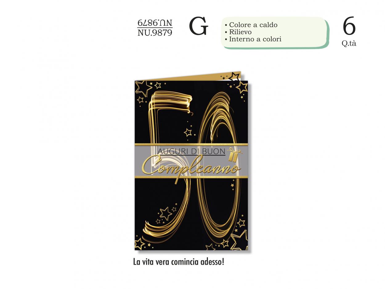 NU9879 BIGLIETTI NUMERI 50 40631