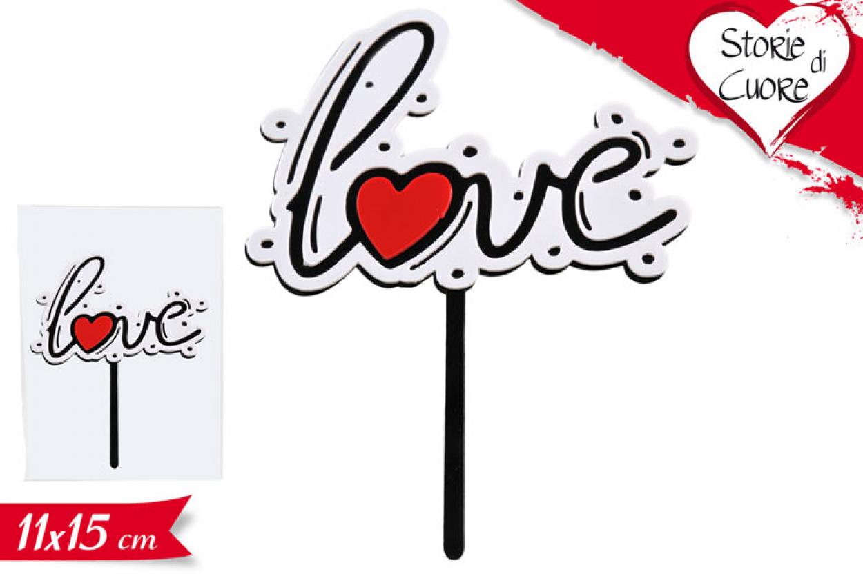 CAKE TOPPER LOVE 708643 40617