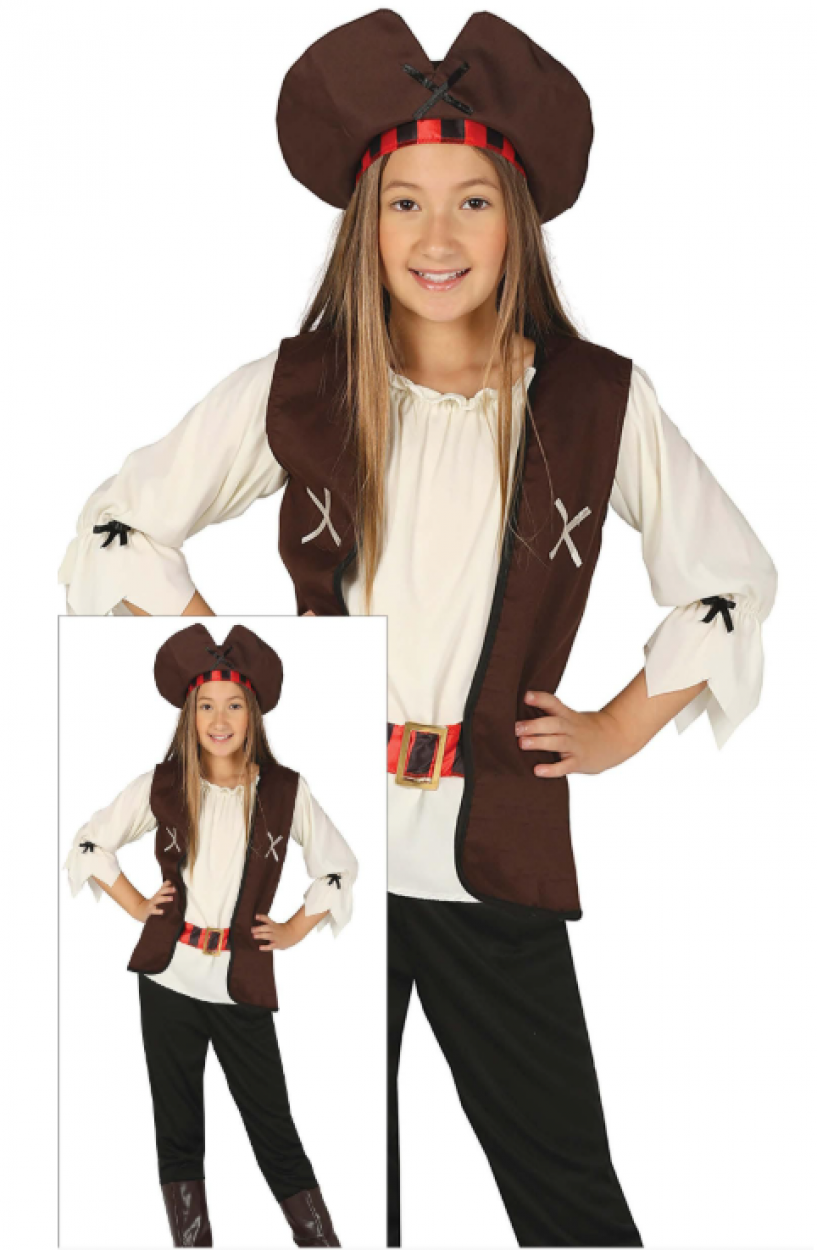 PIRATA DEI SETTE MARI BAMBINI 10-12 ANNI 77905 52833