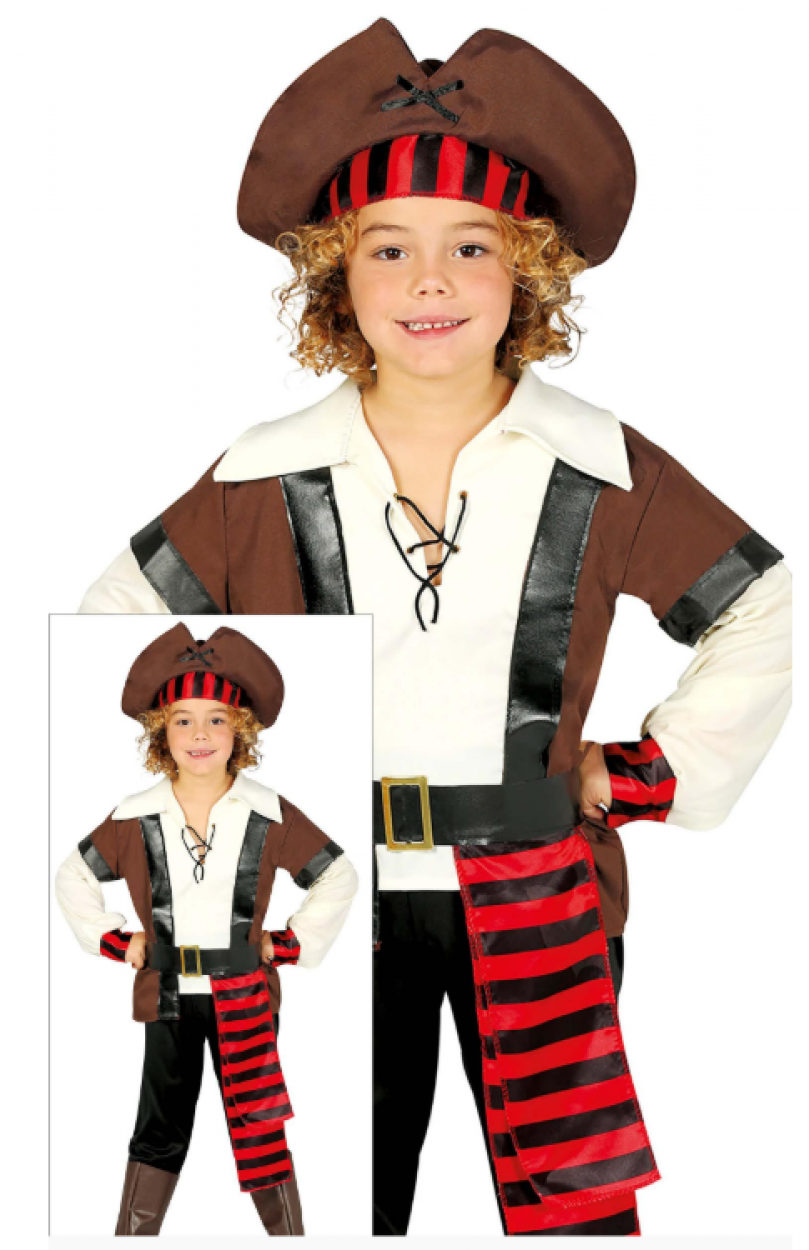 PIRATA DEI SETTE MARI BAMBINI 5-6 ANNI 77900 52833