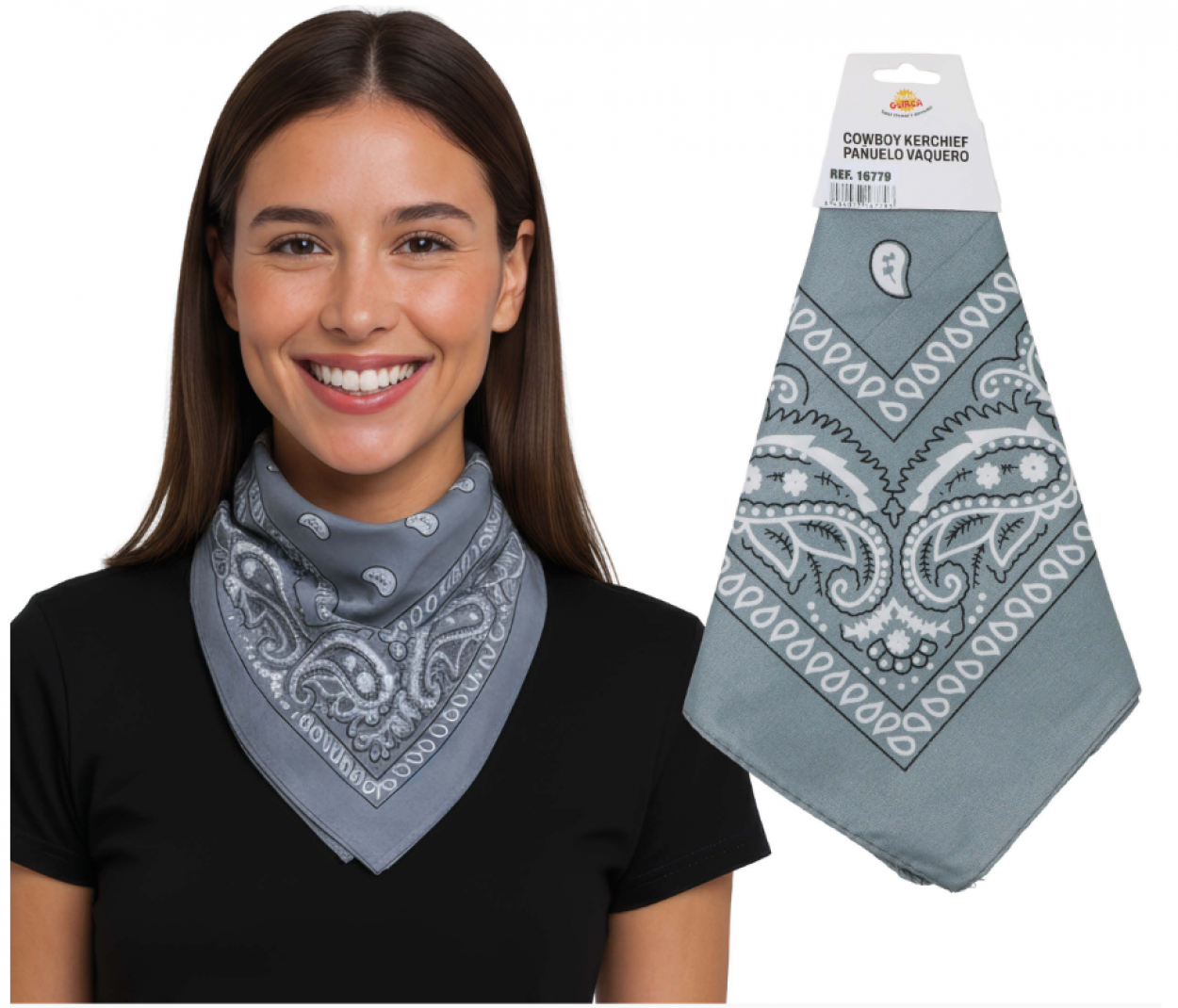 BANDANA/FOULARD GRIGIO 16779 52833